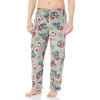 imageNintendo mens Pajama Bottom Lounge Pant With Drawstring Ultrasoft ampamp Comfortable NightwearMario Game Action