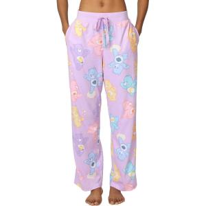 imageCare Bears womens Pajama Pants Lounge Bottoms With Drawstring Ultrasoft ampamp ComfortableCarebears Technicolor