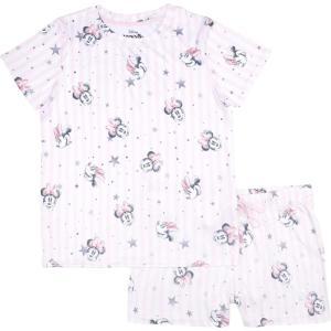 imageDisney Womens 2Piece Pajama Set Soft ampamp Comfortable Nightwear for Adults Top ampamp Bottom DuoMinnie Starry Nights