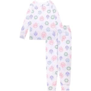 imageDisney womens 2Piece Set Soft ampamp Comfortable Matching Family Holiday PajamasPrincess Polka Dot Icons