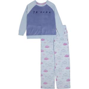 imageFRIENDS Womens 2Piece Pajama Set Soft ampamp Comfortable Nightwear for Adults Top ampamp Bottom DuoFriendly Mug