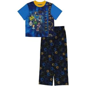 imageMarvel Boys 2Piece Loosefit Set Superhero Pajamas Soft ampamp Cute for KidsCosmic Heroes