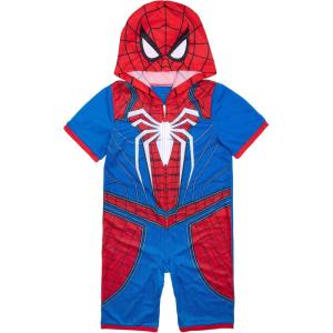 imageMarvel Boys Footless One Piece PajamasSpiderman Game