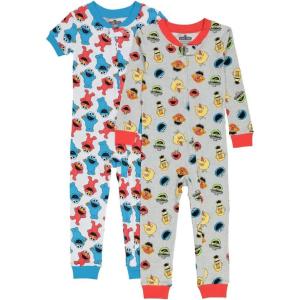 imageSesame Street Boys Little Footless PajamasSesame Pals