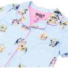 imageBluey Girls 2Piece Loosefit Button Down Pajama Set Soft ampamp Cute for KidsBluey Pool Day