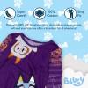 imageBluey unisexchild 2Piece Snugfit Cotton Holiday Pajama Set Soft ampamp Cute for KidsBoo Sisters