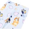 imageBluey unisexchild 4Piece Snugfit Cotton Pajama Set Soft ampamp Cute for Kids BALLOON FUN 4T