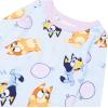 imageBluey unisexchild 4Piece Snugfit Cotton Pajama Set Soft ampamp Cute for Kids BALLOON FUN 4T