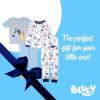 imageBluey unisexchild 4Piece Snugfit Cotton Pajama Set Soft ampamp Cute for KidsHooray Team