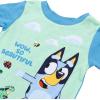 imageBluey unisexchild 4Piece Snugfit Cotton Pajama Set Soft ampamp Cute for KidsOutdoor Fun