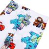 imageDisney Boys 4Piece Snugfit Cotton Pajama Set Soft ampamp Cute for Kids 12M