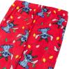 imageDisney Girls 2Piece Loosefit Holiday Pajama Set Soft ampamp Cute for KidsStitch Light Up