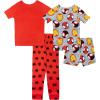 imageMarvel Boys 4Piece Snugfit Cotton Pajama Set Soft ampamp Cute for KidsGo Webs Go