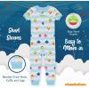 imageNickelodeon Boys Baby Shark 2Pack Footless One Piece Cotton Snugfit Pajamas Soft ampamp Cute for KidsBaby Shark