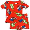imageNintendo Boys 4Piece Snugfit Cotton Pajama Set Soft ampamp Cute for KidsRed