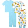 imagePokmon Boys 4Piece Snugfit Cotton Pajama Set Soft ampamp Cute for KidsPoke Sharpie