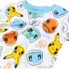 imagePokmon Boys 4Piece Snugfit Cotton Pajama Set Soft ampamp Cute for KidsPoke Sharpie
