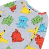 imagePokmon Boys 4Piece Snugfit Cotton Pajama Set Soft ampamp Cute for KidsPokemon Bright Silos