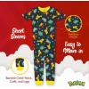 imagePokmon Boys 6Piece Snugfit Cotton Pajama Set Soft ampamp Cute for KidsDark GreenYellowMulticolor