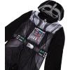 imageSTAR WARS unisexadult Hooded Blanket Sleeper Comfortable Pajamas Soft ampamp Cute for KidsVader