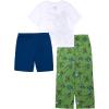 imageTeenage Mutant Ninja Turtles Boys 3Piece Loosefit Pajama Set Soft ampamp Cute for KidsGame on