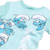 imageThe Smurfs Boys 4Piece Snugfit Cotton Pajama Set Soft ampamp Cute for KidsSmurfs Jump