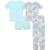 imageThe Smurfs Boys 4Piece Snugfit Cotton Pajama Set Soft ampamp Cute for KidsSmurfs Jump