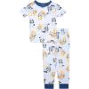 imageBluey Boys 2Piece Snugfit Viscose Pajama Set Soft ampamp Cute for KidsRain Bluey