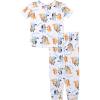imageBluey Boys 2Piece Snugfit Viscose Pajama Set Soft ampamp Cute for KidsRoad Trip