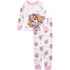 imageNickelodeon unisexchild Paw Patrol 2piece Snugfit Cotton Holiday Pajama Set Soft ampamp Cute for KidsLovely Skye