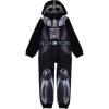 imageSTAR WARS unisexadult Hooded Blanket Sleeper Comfortable Pajamas Soft ampamp Cute for KidsVader