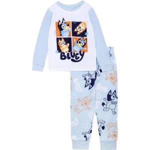 imageBluey Girls 2Piece Loosefit Pajama Set Soft ampamp ComfortableBingo Bluey Boxes