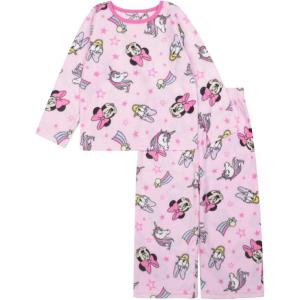 imageDisney girls 2piece Loosefit Pajama Set Princess Pajamas Soft ampamp Cute for KidsMinnie Friends  Unicorns 2