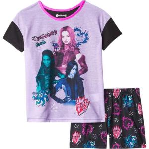 imageDisney girls 2piece Loosefit Pajama Set Princess Pajamas Soft ampamp Cute for KidsWickedly Cool 2