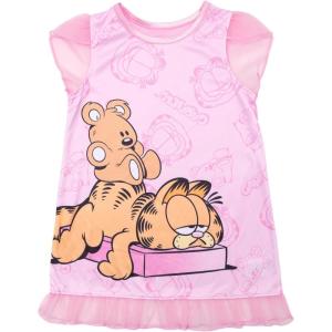 imageGarfield Girls Nightgown Soft ampamp Cute Pajamas for KidsSleepy Garfield