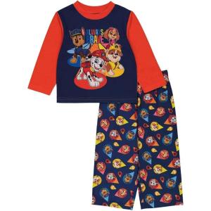 imageNickelodeon Boys Paw Patrol  Baby Shark 2Piece Loosefit Pajama Set Soft ampamp Cute for KidsSpot on
