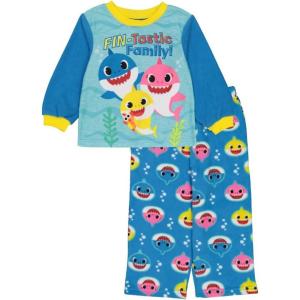imageNickelodeon boys Paw Patrol  Baby Shark 2piece Loosefit Pajama Set Soft ampamp Cute for KidsFintastic 2
