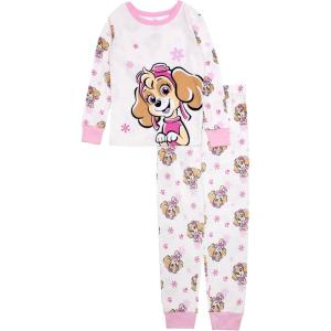 imageNickelodeon unisexchild Paw Patrol 2piece Snugfit Cotton Holiday Pajama Set Soft ampamp Cute for KidsLovely Skye