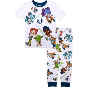 imageSTAR WARS boys 2piece Snugfit Cotton Pajama Set Soft ampamp Cute for KidsThe Force is With Us