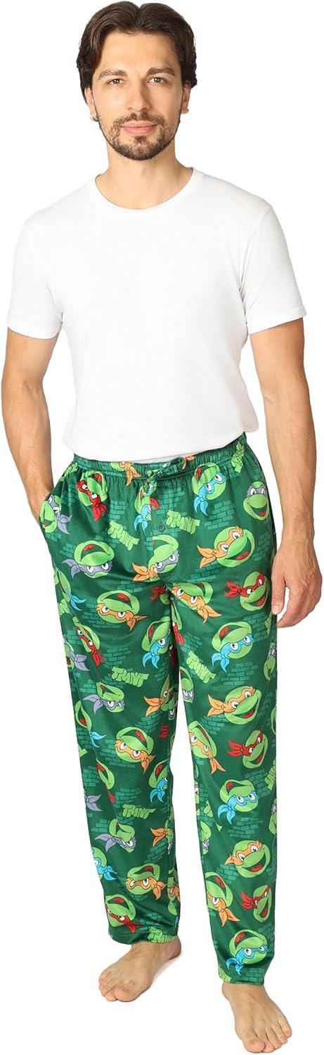 imageNickelodeon Mens Pajama Bottom Lounge Pant With Drawstring Ultrasoft ampamp Comfortable L