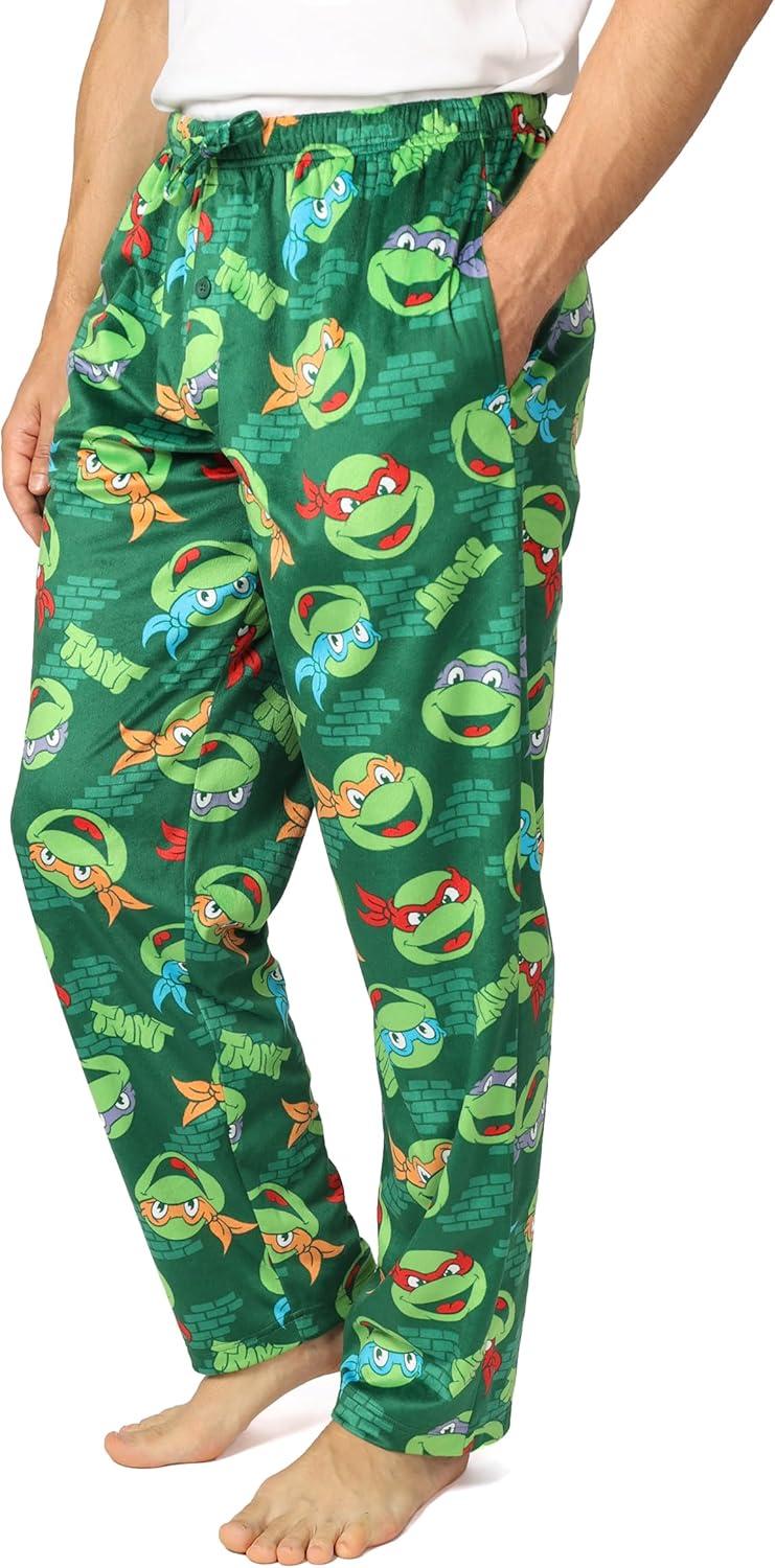 imageNickelodeon Mens Pajama Bottom Lounge Pant With Drawstring Ultrasoft ampamp Comfortable L