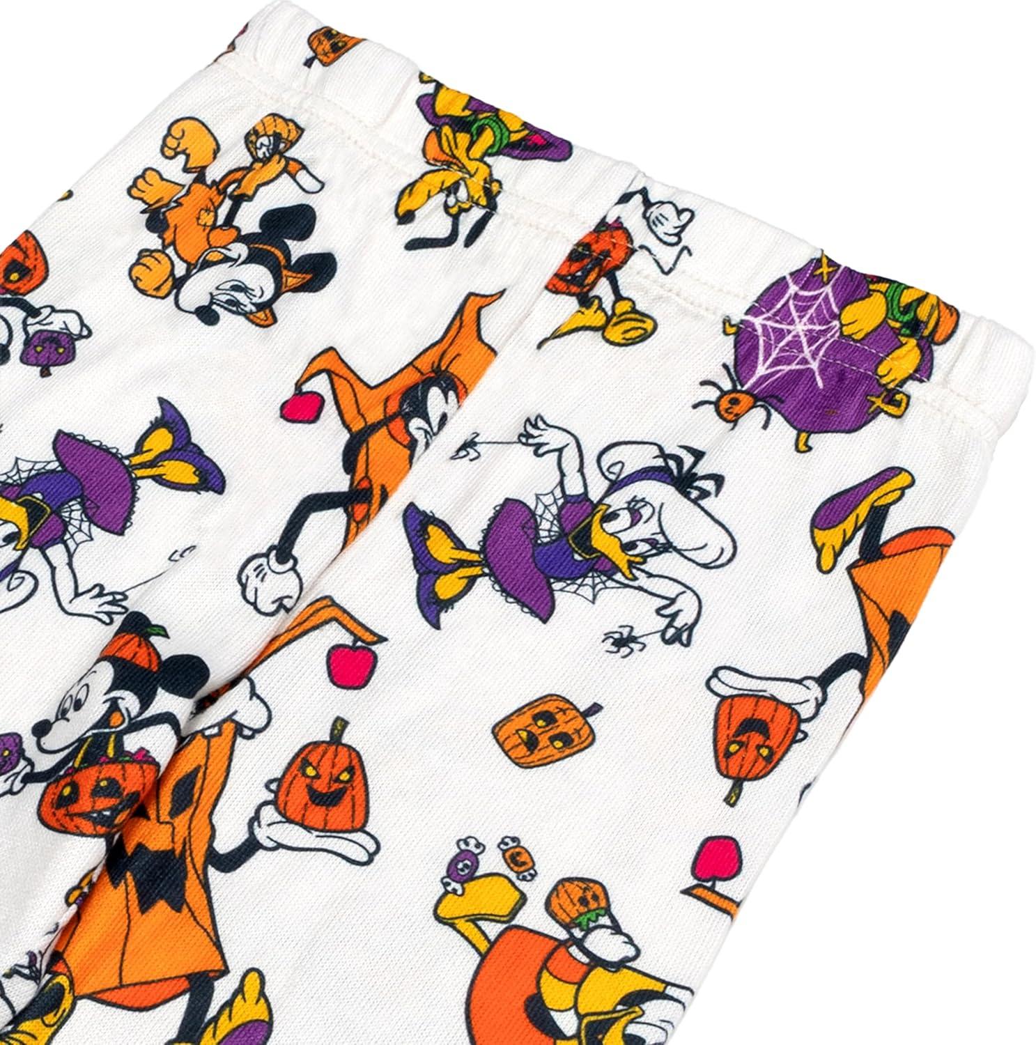 imageDisney Boys 2Piece Loosefit Holiday Pajama Set Soft ampamp Cute for KidsSpooktacular