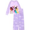 imageDisney Girls 2Piece Loosefit Set Princess Pajamas Soft ampamp Cute for KidsPrincess Squad