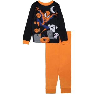 imageMarvel Boys 2Piece Loosefit Set Superhero Pajamas Soft ampamp Cute for KidsSpidey Halloween