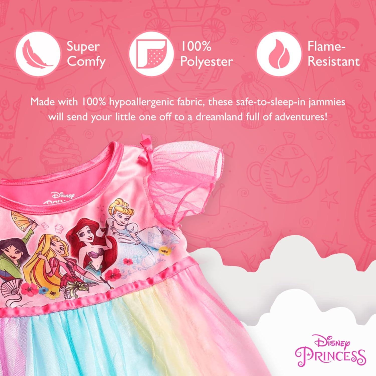 imageDisney girls Frozen Fantasy NightgownPrincess Party Gown 4