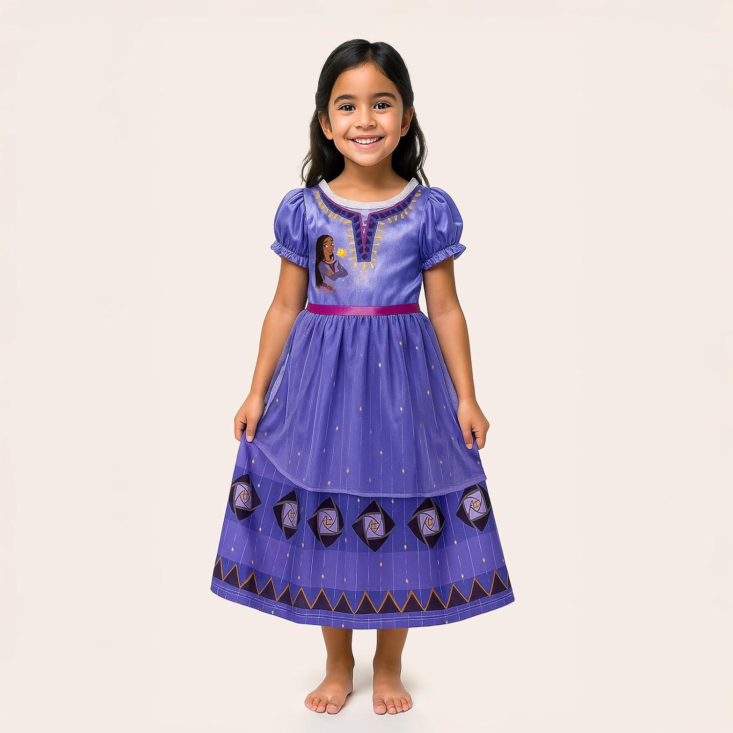 imageDisney girls Frozen Fantasy NightgownWish Dress 2