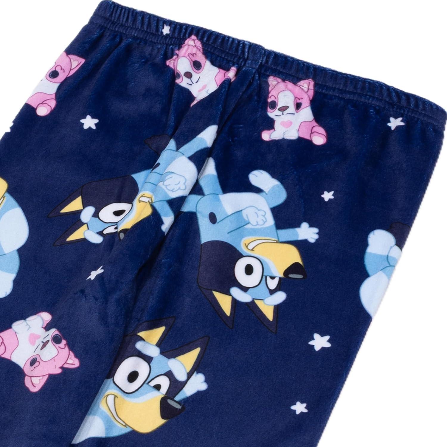 imageBluey girls 2piece Loosefit Pajama Set Soft ampamp ComfortableBluey Dreams