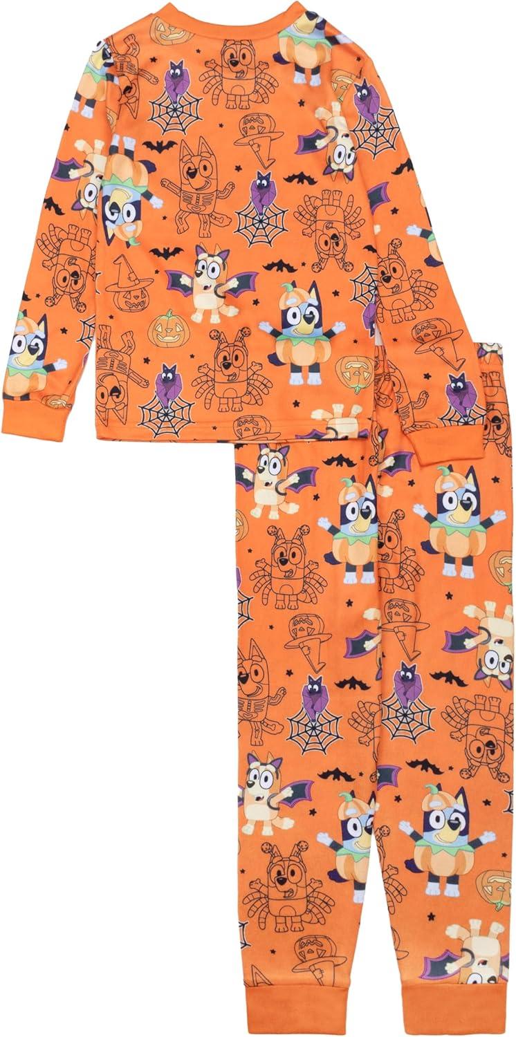 imageBluey girls 2piece Loosefit Pajama Set Soft ampamp ComfortableBluey Treat