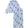 imageBluey Girls 2Piece Loosefit Button Down Pajama Set Soft ampamp Cute for KidsJumping Pals