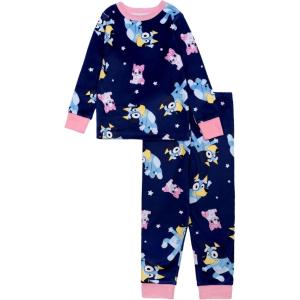 imageBluey girls 2piece Loosefit Pajama Set Soft ampamp ComfortableBluey Dreams